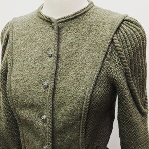 Austrian Wool Military Sweater